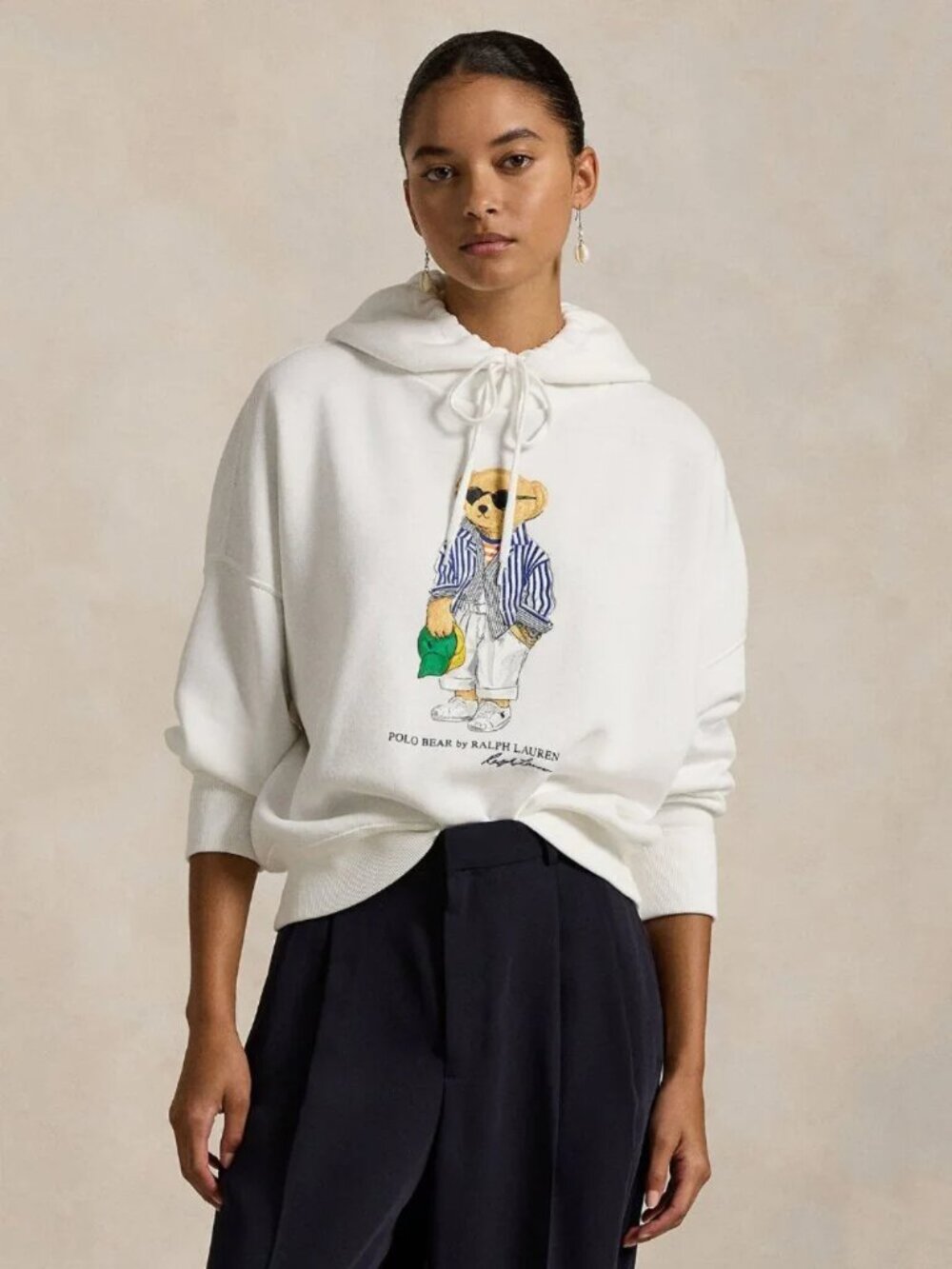 Polo Bear Fleece Hoodie